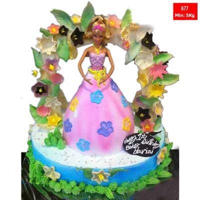 "Fondant Cake - code 677 - Click here to View more details about this Product